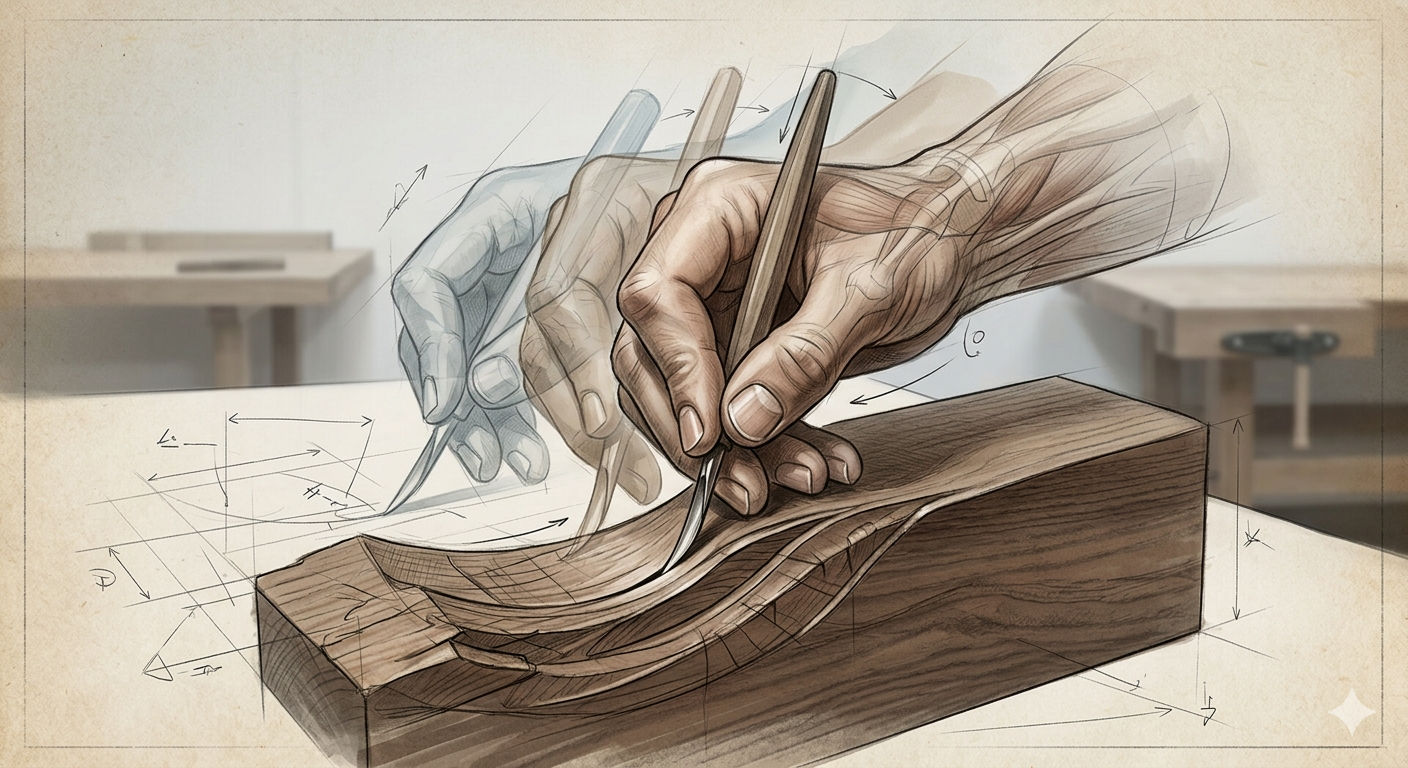 A craftsman at work